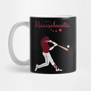 Massachusetts USA Baseball Mug